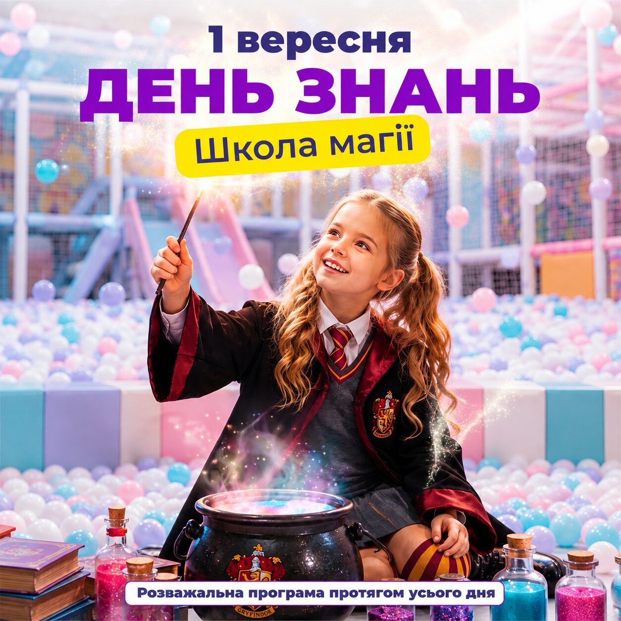 1 ВЕРЕСНЯ - ШКОЛА МАГІЇ У SMILE PARK